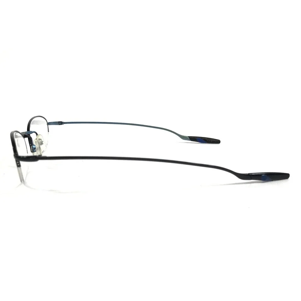 Calvin Klein Eyeglasses Frames ck5101 002 Black Ice Blue Oval Half Rim 50-19-140